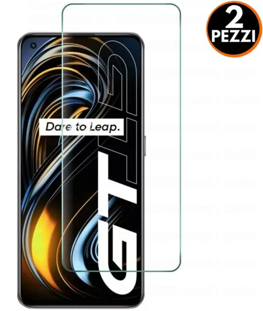 [2 Pezzi] PROTEGGI SCHERMO PELLICOLA IN VETRO TEMPERATO PER OPPO REALME GT