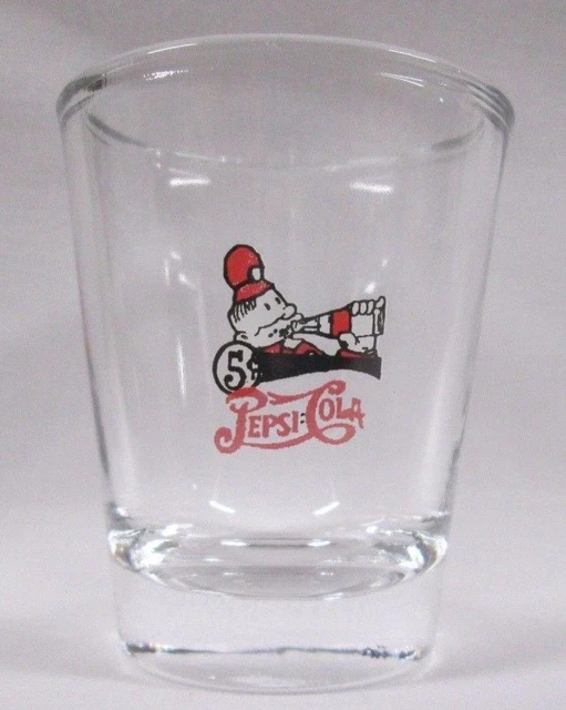 A Charming Pepsi Cola  1  1/2 oz. Shot Glass  # 5