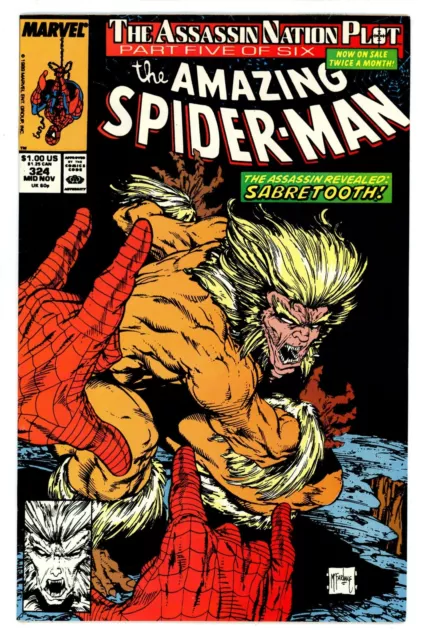 The Amazing Spider-Man Vol 1 324 FN/VF (7.0) Marvel (1989) McFarlane