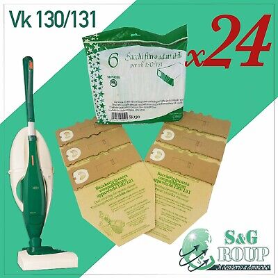 VK131 VK130 131 SC 6 Sacchi / Sacchetti per aspirapolvere Vorwerk Folletto Kobold VK 130 