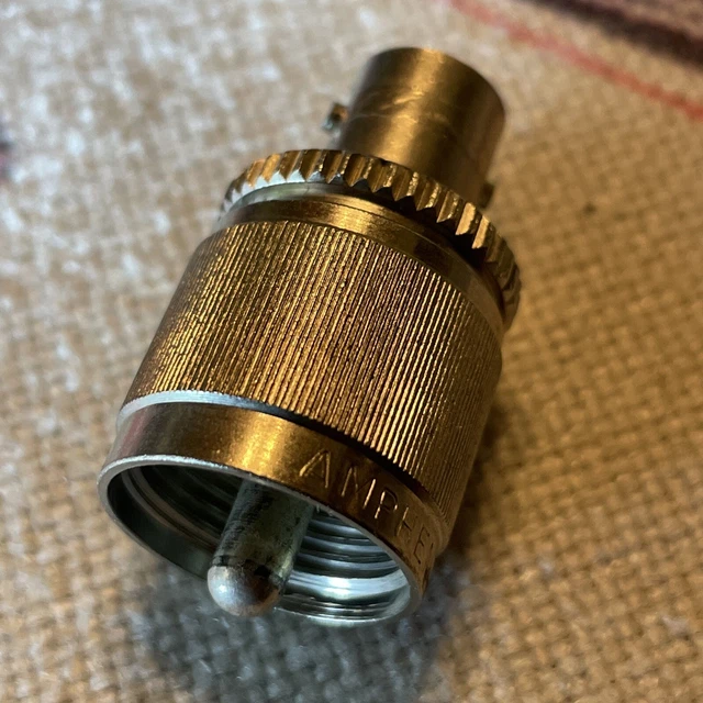 Amphenol 31-28 BNC Female to UHF Male UG 273/U Adapter NOS ~80% OFF MSRP