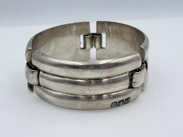 Ralph Lauren Vintage Sterling Silver Heavy Wide Bracelet