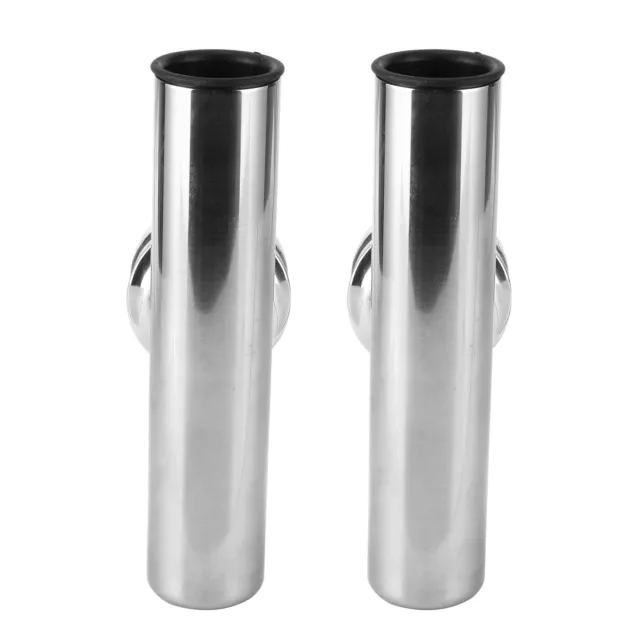 ♬ 2pcs Stainless Steel Fishing Rod Holder For Tournament Style Clamp For