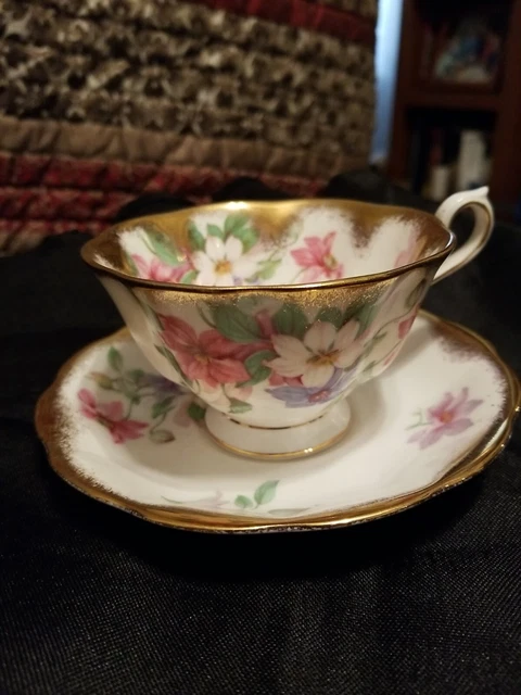 Antique Royal Albert Tea Cup & Saucer