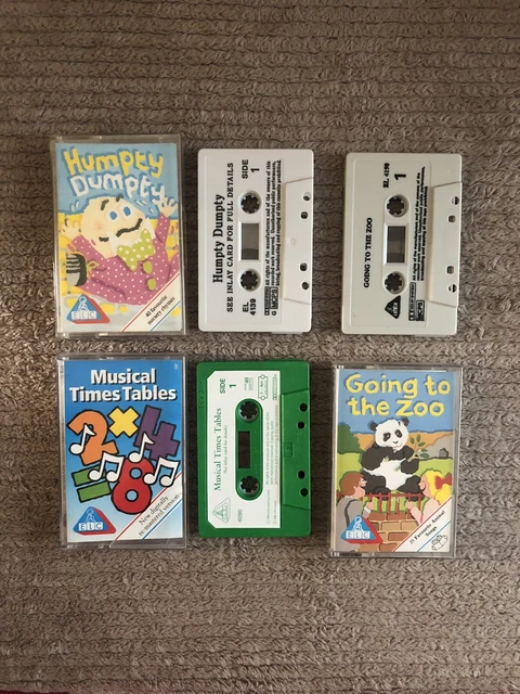 EARLY LEARNING CENTRE ELC Cassette Tapes - Times Tables | Zoo | Humpty ...