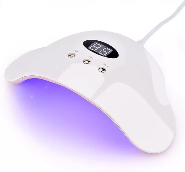 24W Fast LED UV Nail Dryer Lamp With 3 Timer Auto Sensor Nail Polish Lamp Dryer