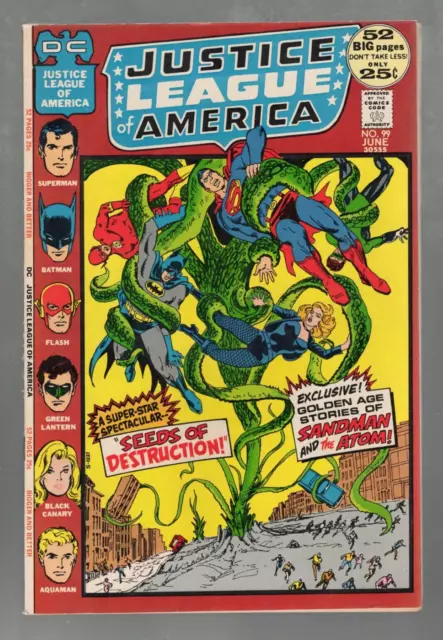 Justice League of America #99 DC 1972 NM 9.4