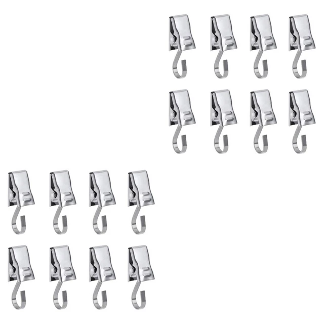 120 Pcs De Lumières D'auvent Clips D'anneau Rideau