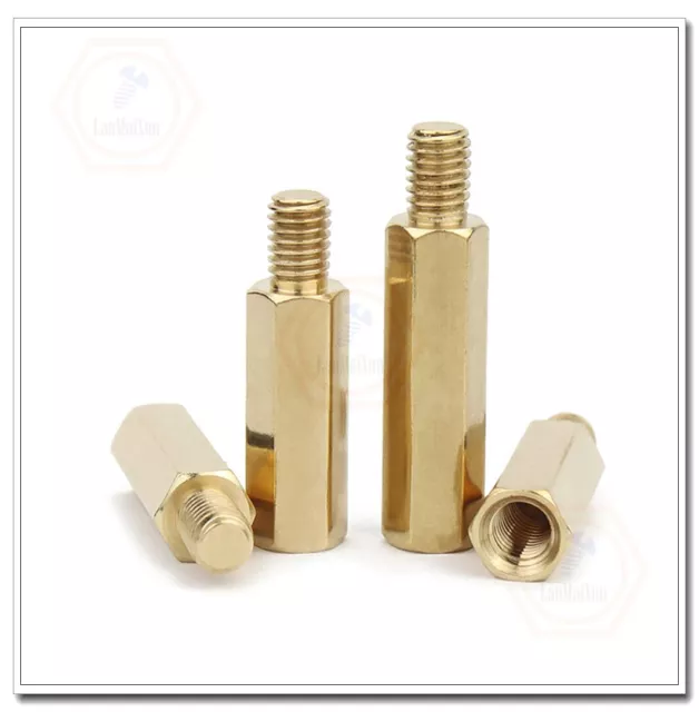 M2 M2.5 M3 Brass Hex Column Standoff Support Spacer Pillar For PCB Board