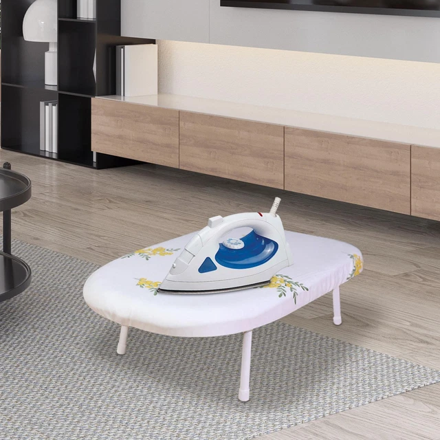 Mini Planche à Repasser Portable - Table Pliante Avec Pieds - Pour Studio, Voyage & Petits Espaces