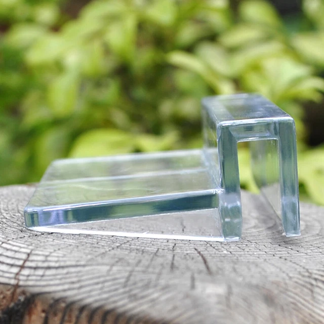 4PCS Clear Clips Glass Cover Support Holders for Aquarium Fish Tank Durable US