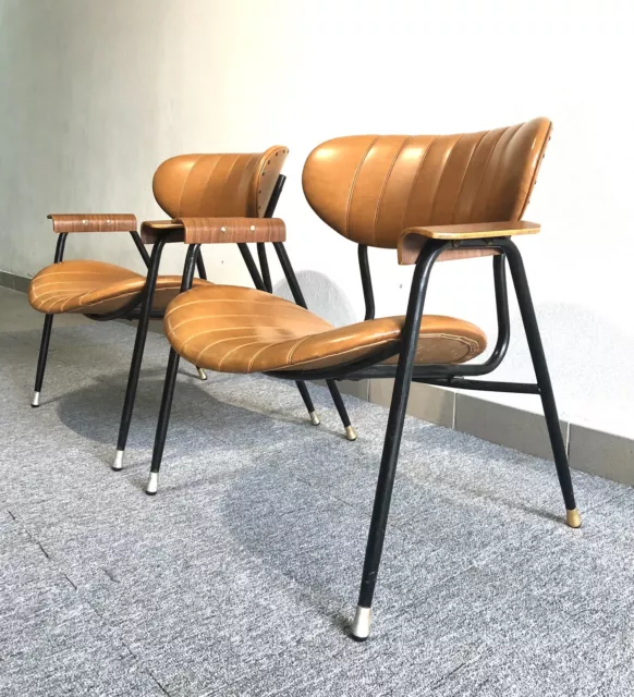 Poltroncine vintage anni 50 disegnate da Gastone Rinaldi