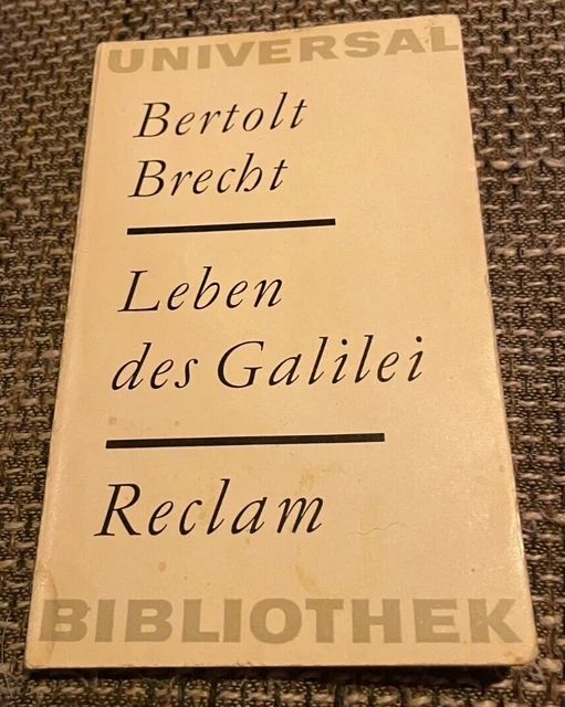 BERTOLT BRECHT Leben Des Galilei Reclam 1959 EUR 1 00 PicClick DE bertolt-brecht-leben-des-galilei-reclam-1959-eur-1-00-picclick-de