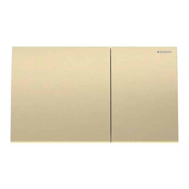 Plaque De Commande Geberit Sigma 70 Double Bouton Nouveauté 2023 Inox Laiton