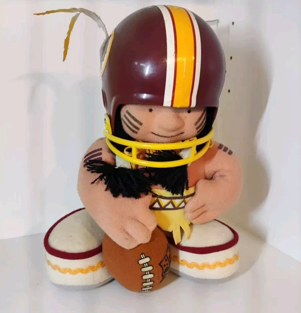 VINTAGE WASHINGTON REDSKINS 8" 1983 NFL HUDDLES PLUSH SOFT TOY 1980s £