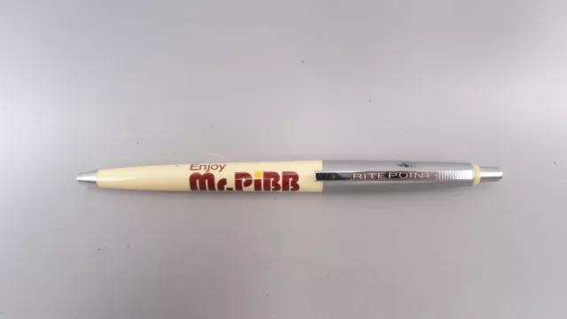Vintage Enjoy Mr. Pibb It Goes Down Good Soft Drink Soda Coca-Cola Pen AS-IS
