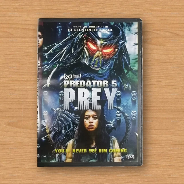 PREY 2022 MOVIE DVD + Cover Art + Tall DVD Case Free Shipping £13.31