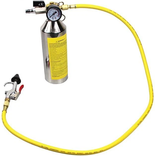 AC FLUSH KIT, A/C Flush Gun with Pressure Gauge/Regulating Relief Valve