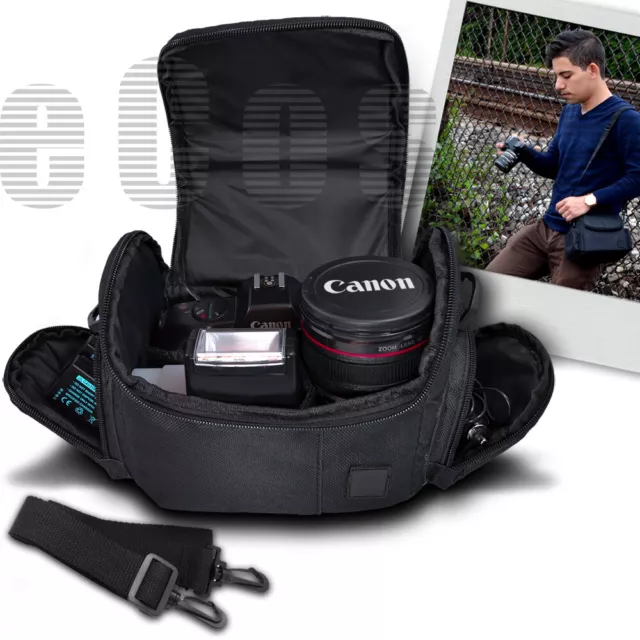 Digital Camera Shoulder Bag Case Waterproof Cover SLR DSLR for Nikon for Canon