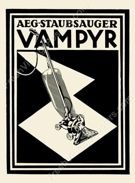 Vampyr vacuum cleaner vampire 1925 German Expressionist art NEW poster 18x24