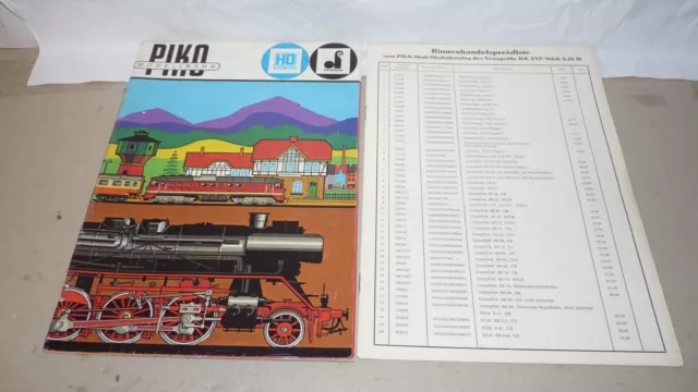 Piko; DDR Katalog  Piko Modelleisenbahnen Spur H0, Modellbahn (H48) Preisliste