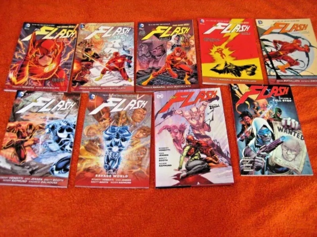 The Flash 1-52 Vol 1 2 3 4 5 6 7 8 9 Volume Zoom Hb Tpb Graphic Novel New 52