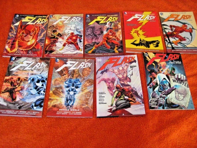 The Flash 1-52 Vol 1 2 3 4 5 6 7 8 9 Volume Zoom Hb Tpb Graphic Novel New 52