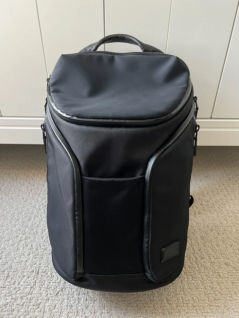 TUMI Tahoe Rockwell Laptop Backpack Black w/ rain cover MSRP $350