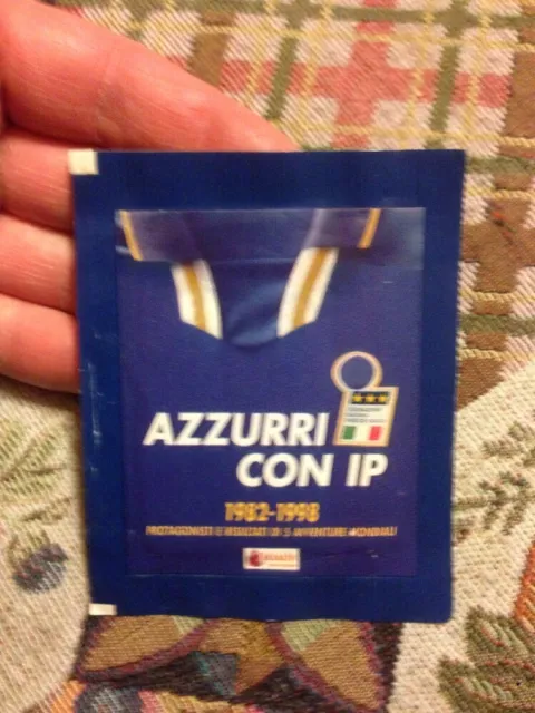 Bustina Di Figurine Sigillata Edizione Merlin : Azzurri Con Ip 1982-1998