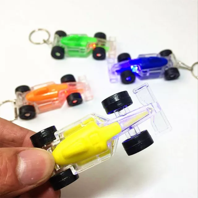 Children s Brain Toy Car Toy LED Keychain Toy Portable 3D Racing Car Toy