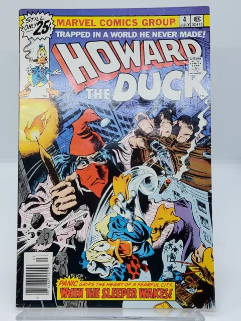 Howard The Duck #4 VG Newsstand Gerber Marvel 1976