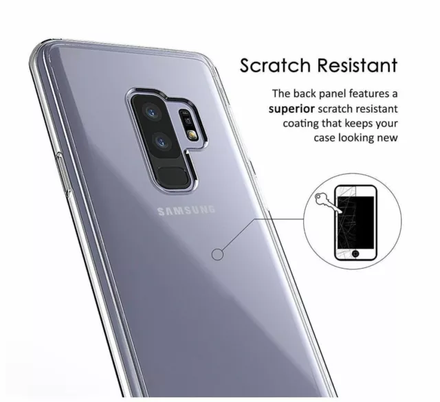 COVER TRASPARENTE per SAMSUNG GALAXY S9+ PLUS SM-G965F Custodia in Silicone TPU