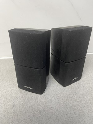 2 x Bose Acoustimass Doppio Cubo altoparlanti con stand 
