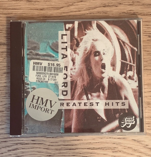 LITA FORD Greatest Hits CD Album 1993 HMV Import RCA07863 66199-2