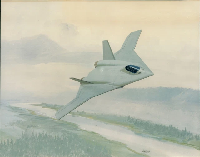 Stealth Attack Aircraft - Vintage Photograph 4088999