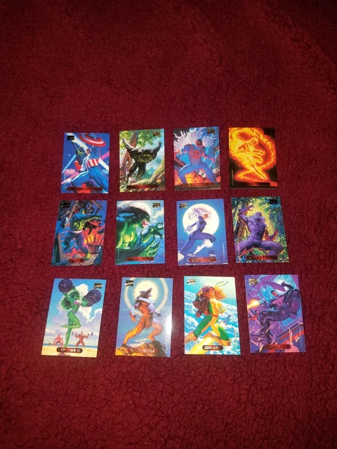 1994 Marvel Masterpieces singles. Near Mint - Complete your set. 3 card minimum.