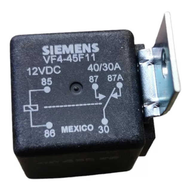 Relais à usage général Siemens VF4-45F11 SPDT 12VDC support de châssis bobine