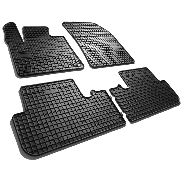 Tapis De Sol Caoutchouc Rezaw-Plast Pour Citroën Nemo (2008-2017) - Noir - Neuf - Garantie 2 Ans
