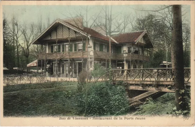 CPA PARIS ed. B.F. Bois de Vincennes Restaurant de la Porte Jaune (927500)