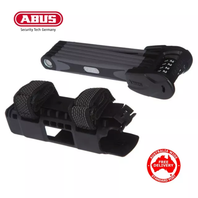 High Security Folding link Bike Lock ABUS 6100/90 BORDO Lock 90cm Long-FREE POST