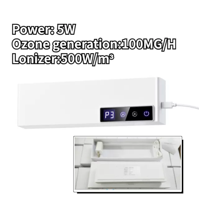 Home Car Air Purifier Ionizer Machine Deodorizer Disinfection Ozone Generator
