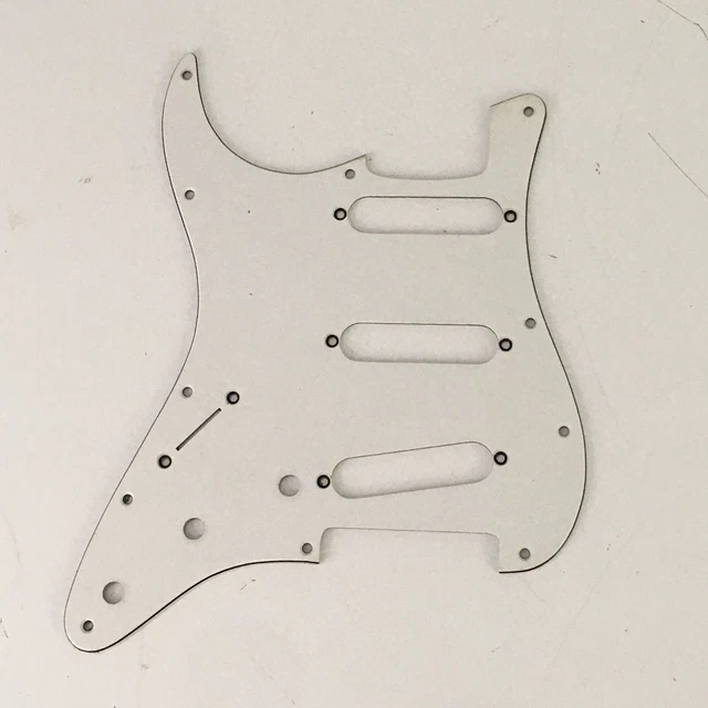 LEFTY 1980’S FENDER Japan Natural Relic White Guitar Pickguard 62RI