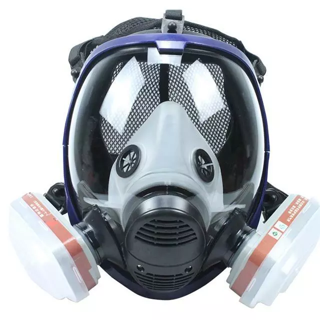 7 in 1 6800 Gasmaske Vollgesichtsmaske Atemschutz Lackiermask Staubmaske Maske