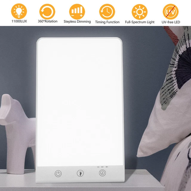 Lámpara de luz diurna terapia de luz regulable lámpara de terapia de luz 11000 LUX