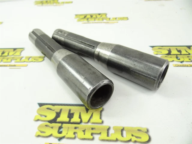 Pair Of R8 To 3Mt Taper Shank Adapter Sockets