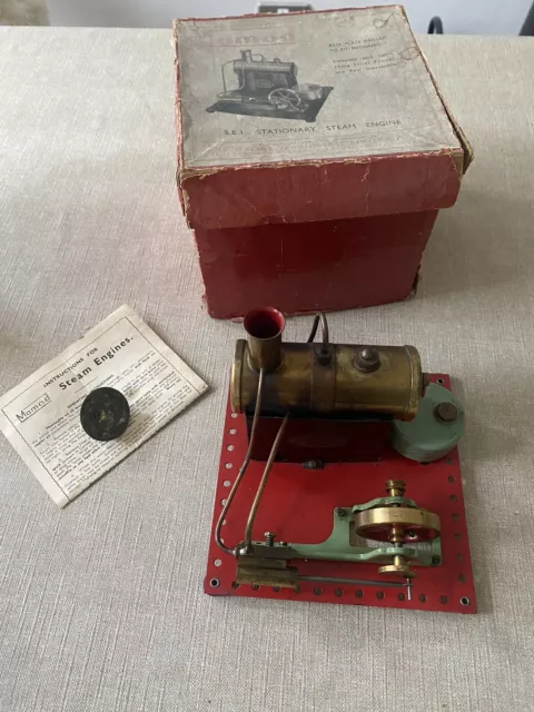 Mamod Steam Engine Se1 with Box And Instructions