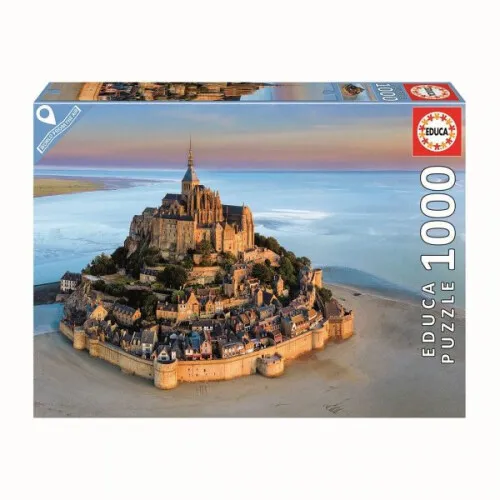 Educa 9219262 - Le Mont-Saint-Michel, Frankreich, Puzzle, 1000 Teile