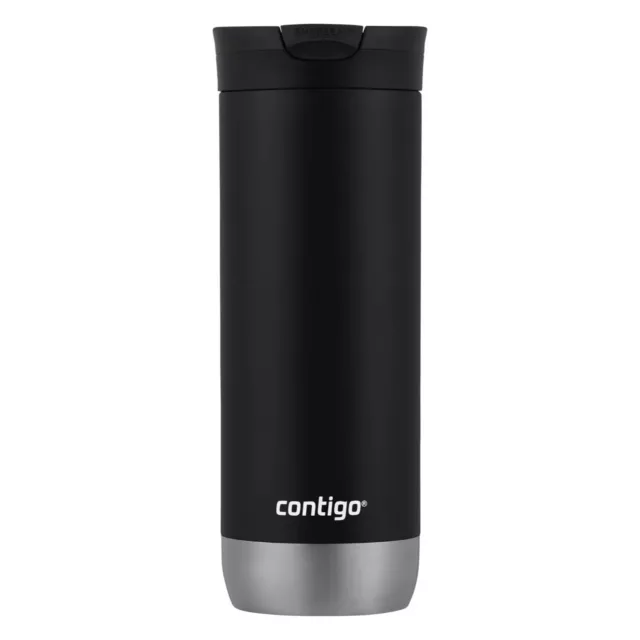 Travel Mug Contigo Leak proof Lid Stainless Steel Thermos 16fl Oz Coffee Tea Cup