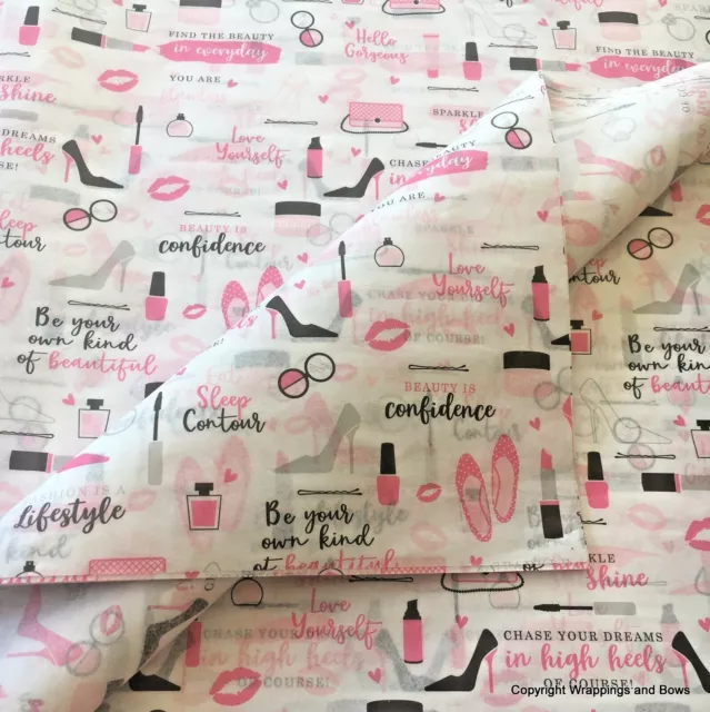 Printed Patterned Tissue Paper *Rodeo Drive* Quality Gift Wrap Girls / Hen Party