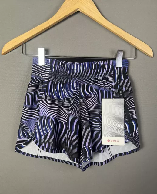 NWT LULULEMON SEAWHEEZE SW 2020 Tracker LR Short 4” Fast Lane Purple Multi  Sz 2 £74.58 - PicClick UK